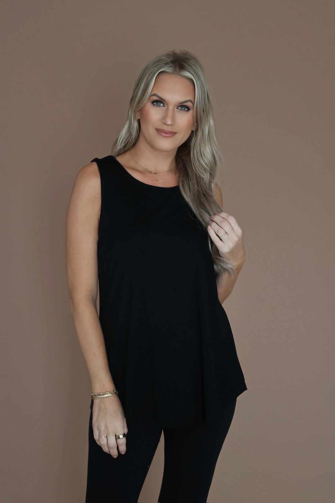 Erin Pleat Back Tank