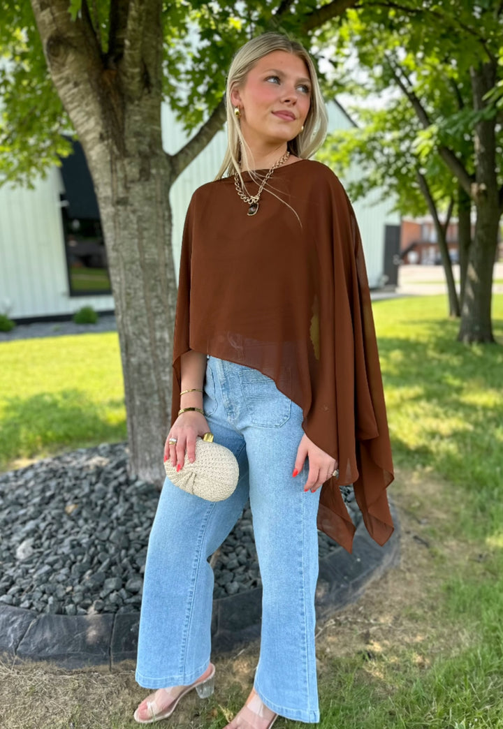 Mellow Poncho Top