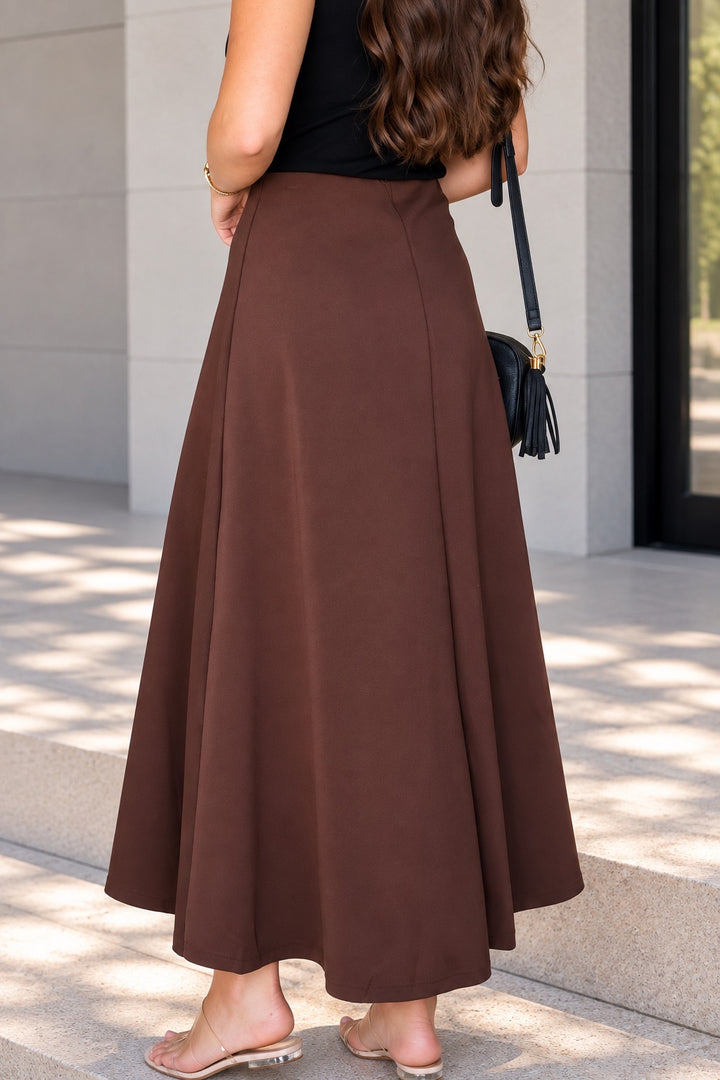 Forever Skirt- Brown