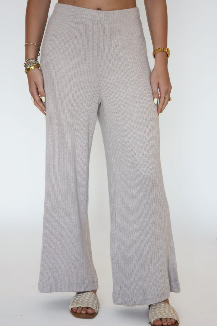Coastline Rib Pant - Slate Grey