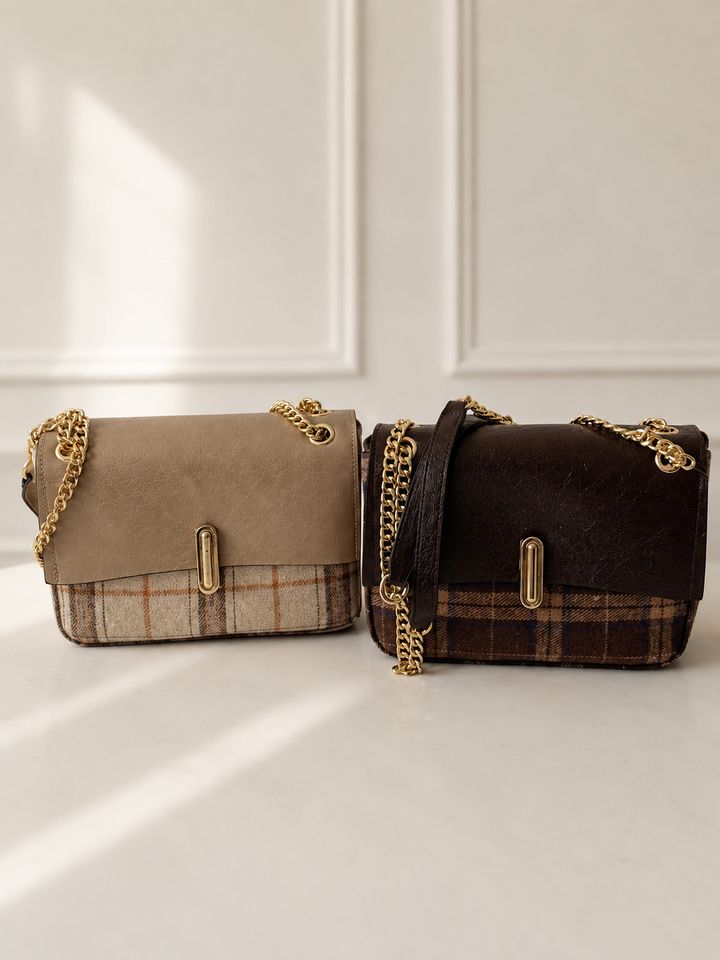 Winter Plaid Handbag