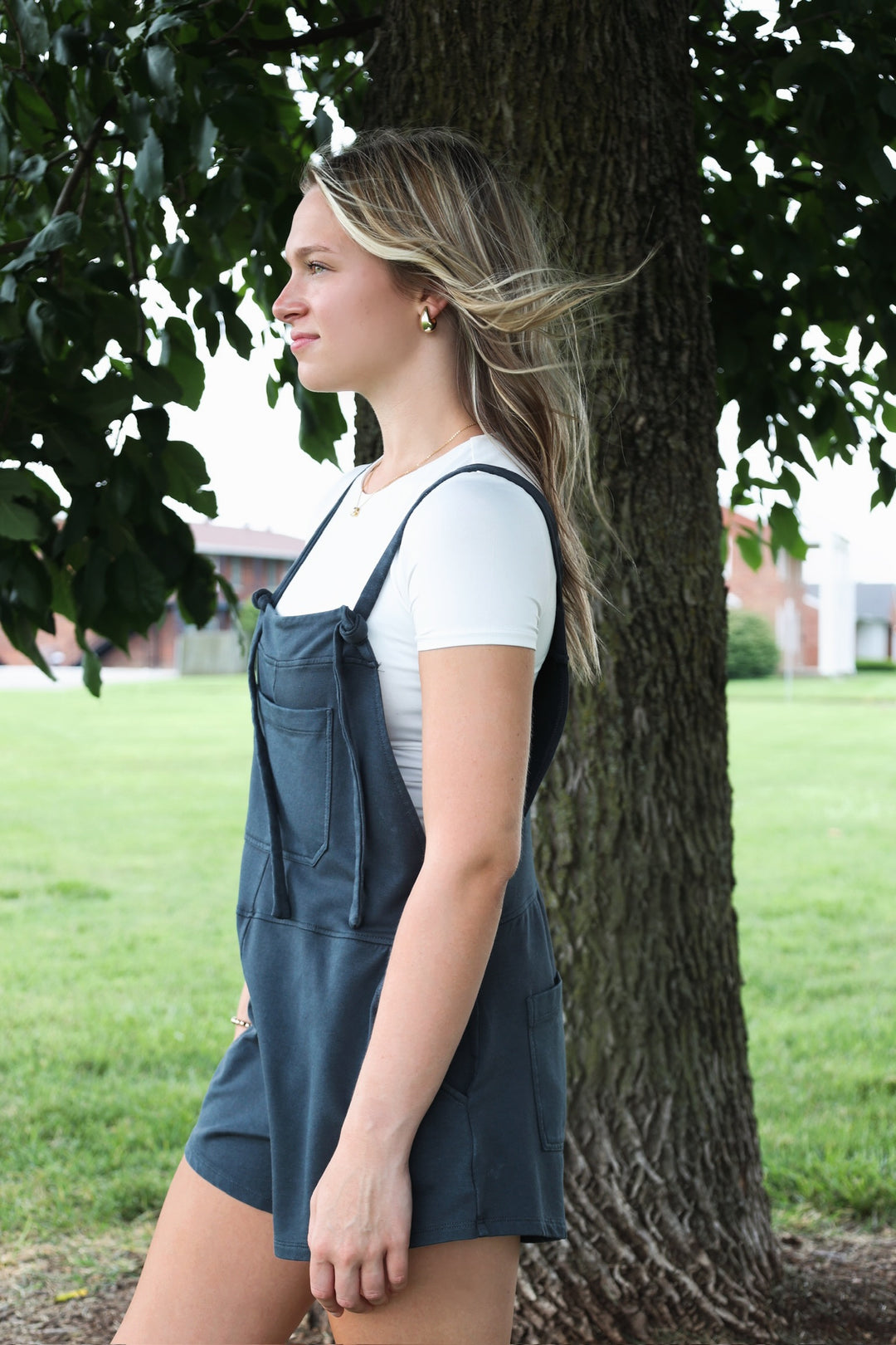 Alicia Romper Overalls-(FINAL SALE)