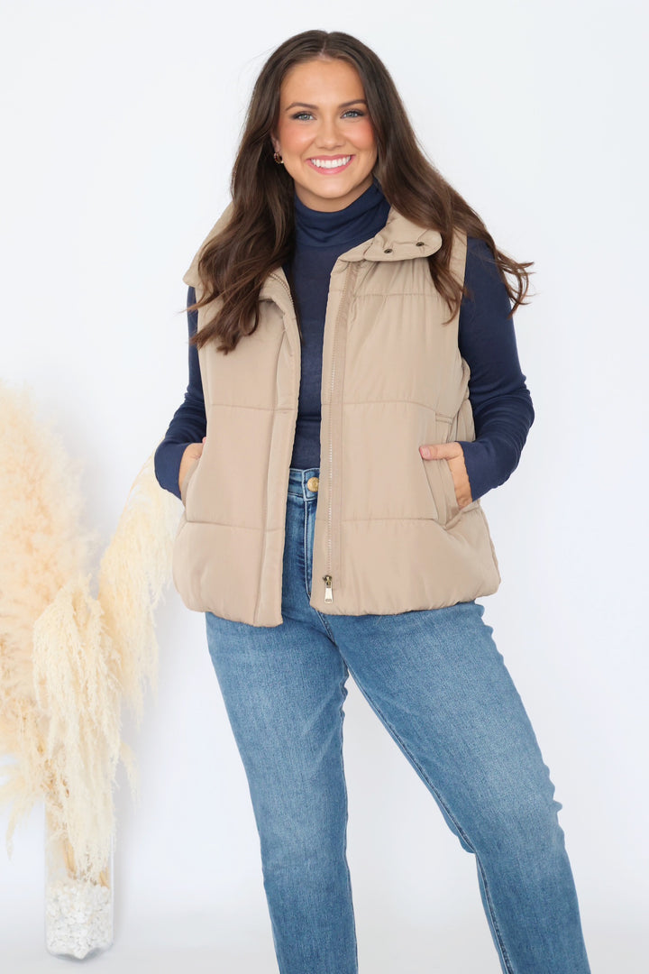 For The Road Turtleneck-Navy (FINAL SALE)