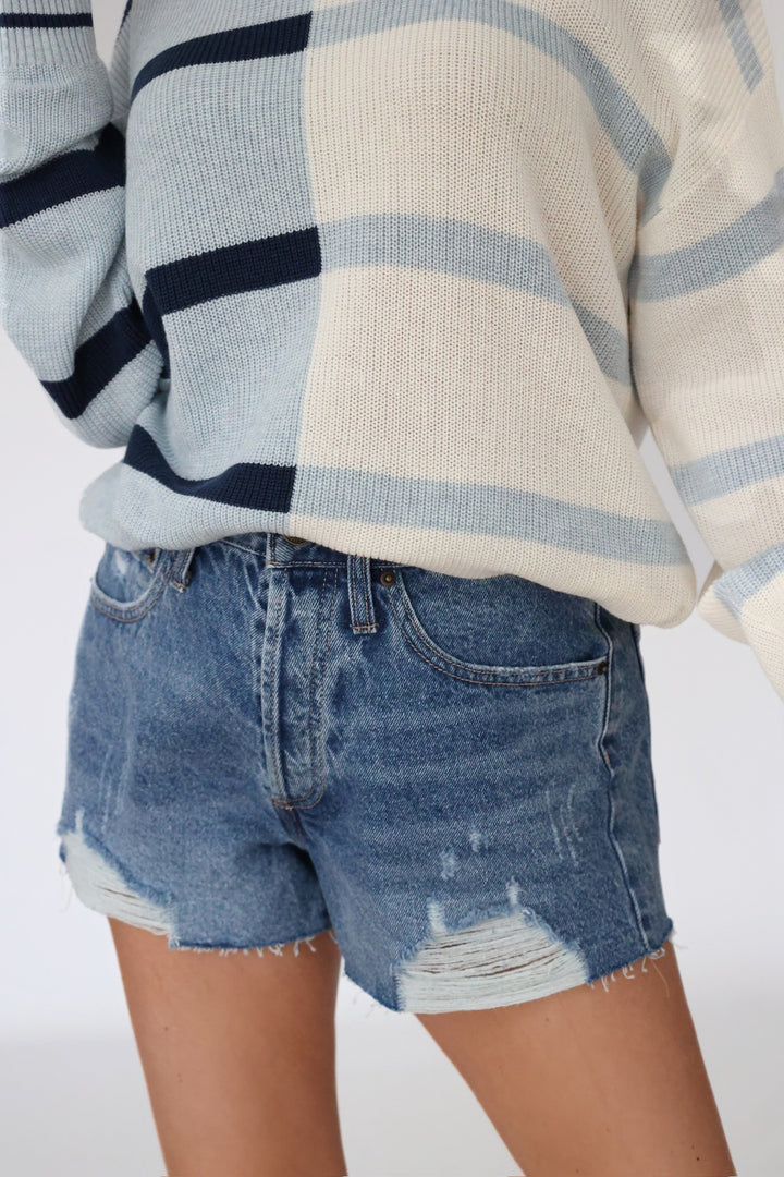 Classic Hi-Rise Denim Short - Vintage Indigo(FINAL SALE)