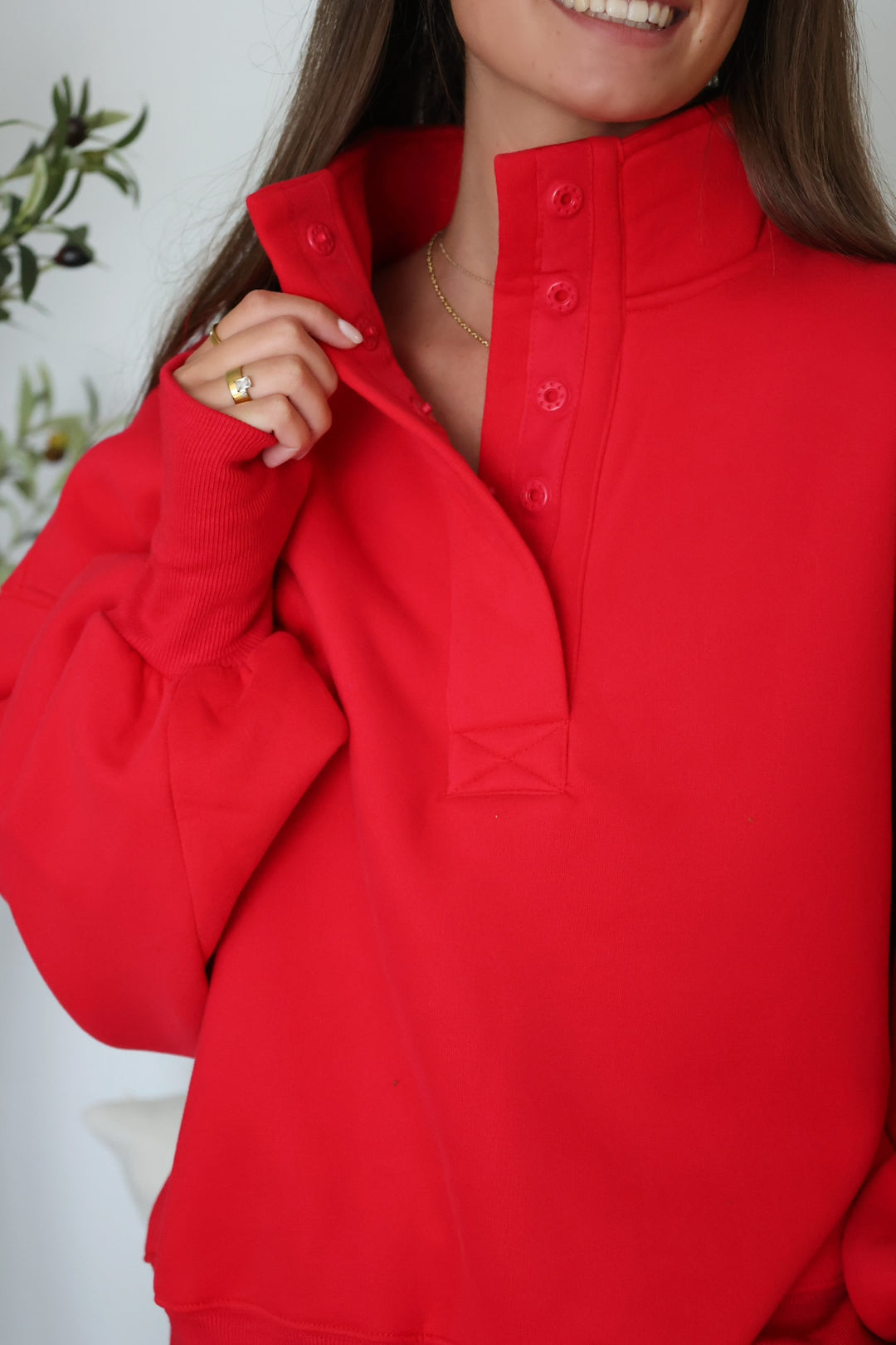 Harrison Sweatshirt- Red