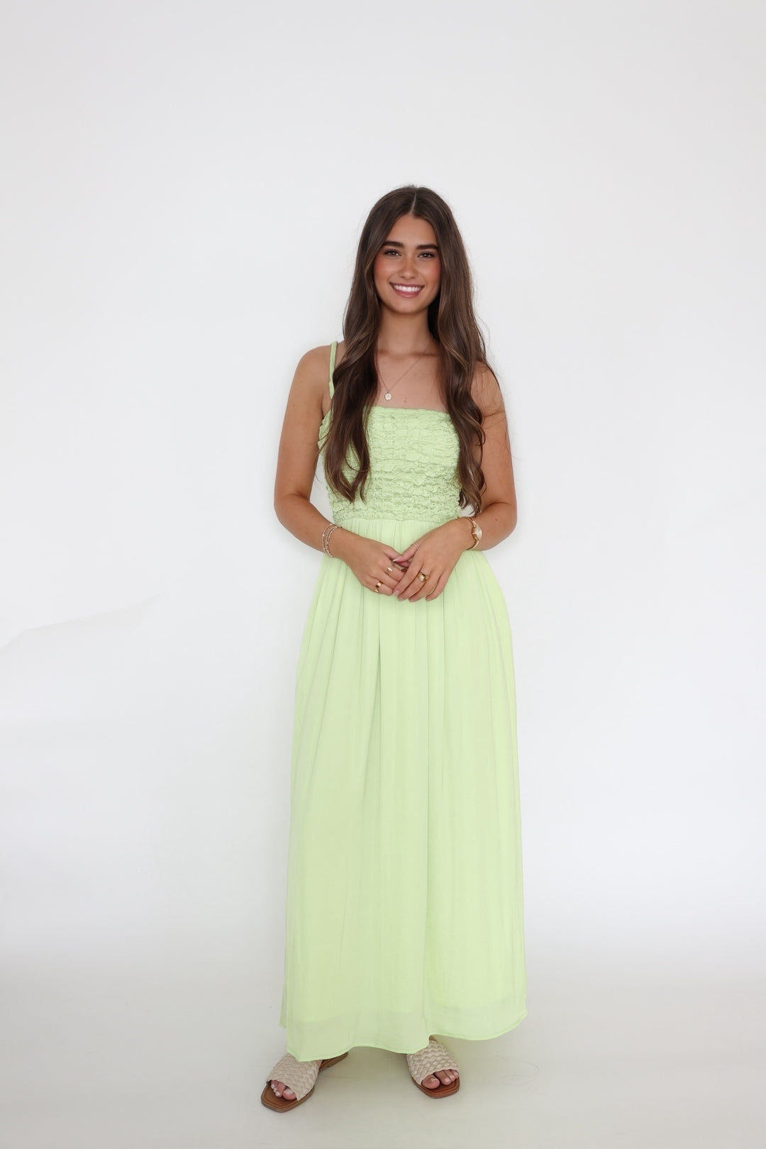 Jo Smocked Maxi Dress