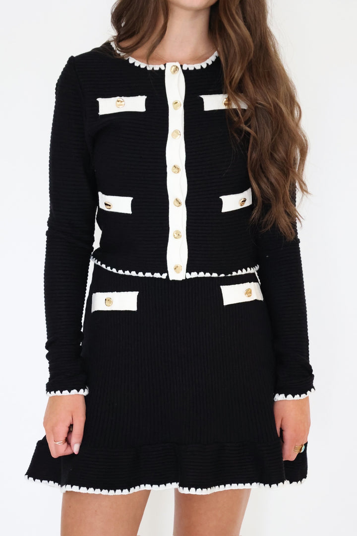 Elle Knit Cardigan-(FINAL SALE)