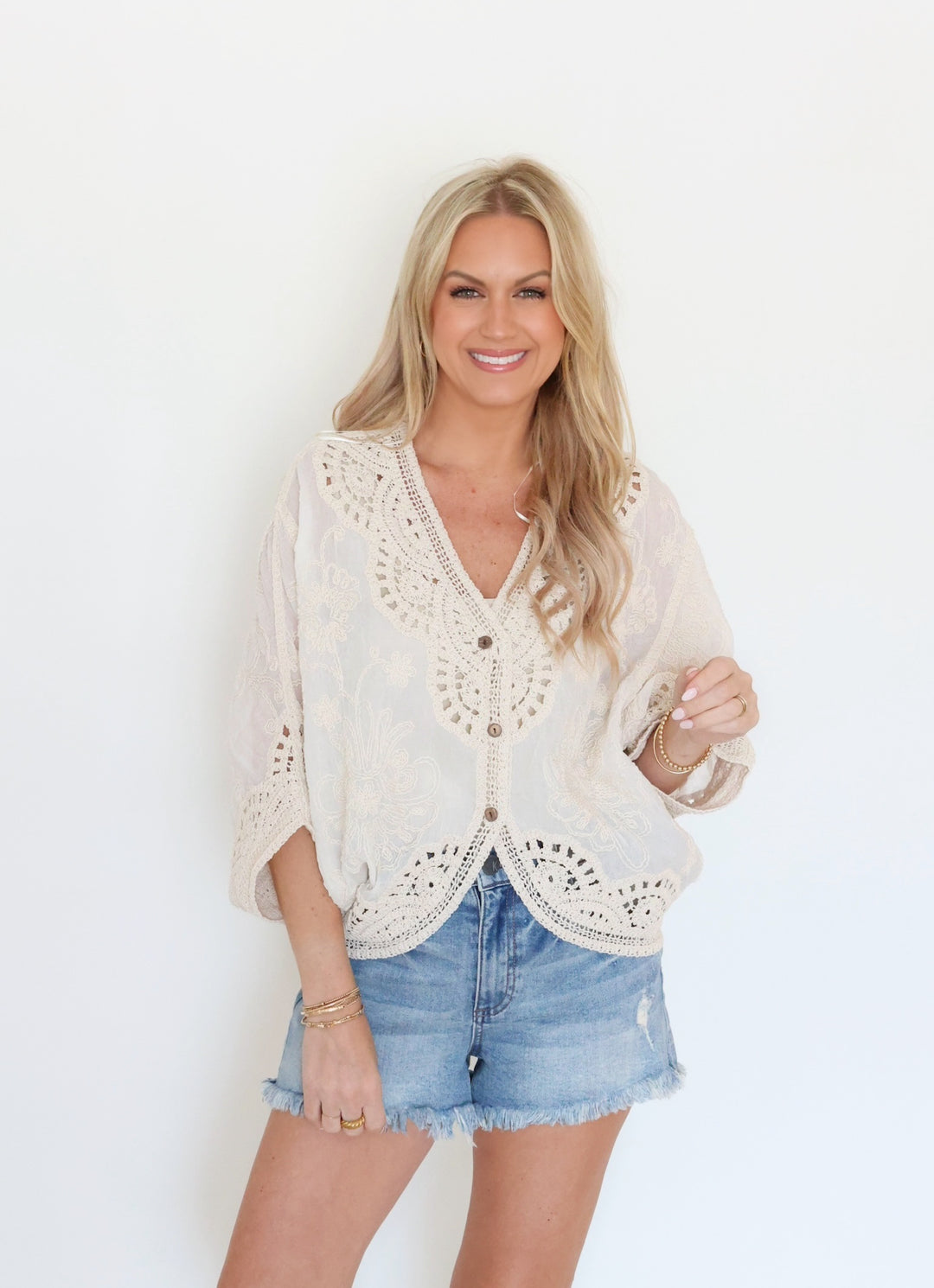 Farrah Crochet Top