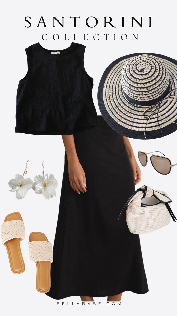 Sloane Textured Top - Black(final sale)