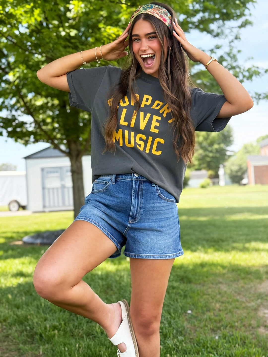 Support Live Music Tee
