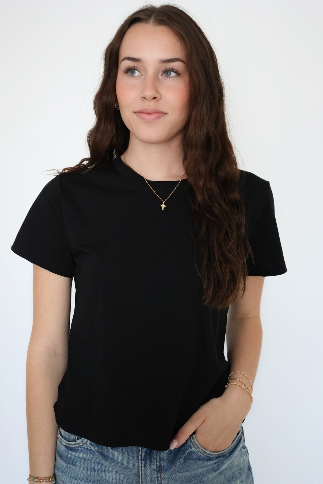 Shyama Crew Neck Tee_FINAL SALE)