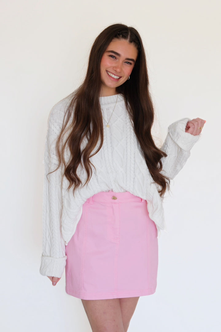 Strawberry Milk Skirt