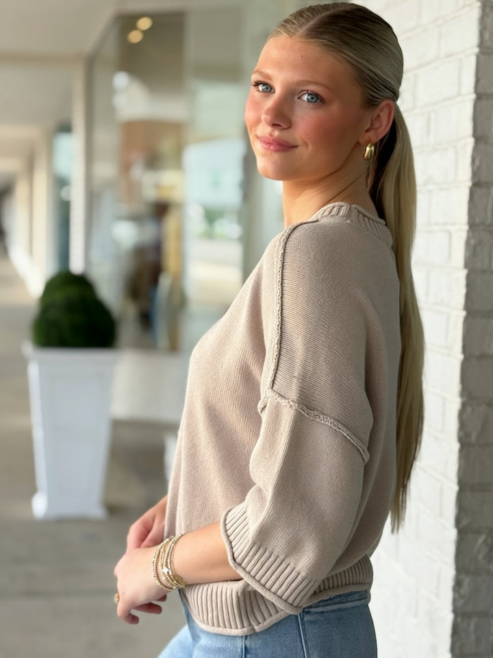 Gemma Knit Pullover - Steel
