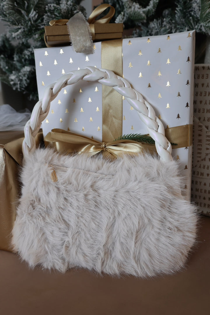 Gia Faux Fur Mini Tote-(FINAL SALE)