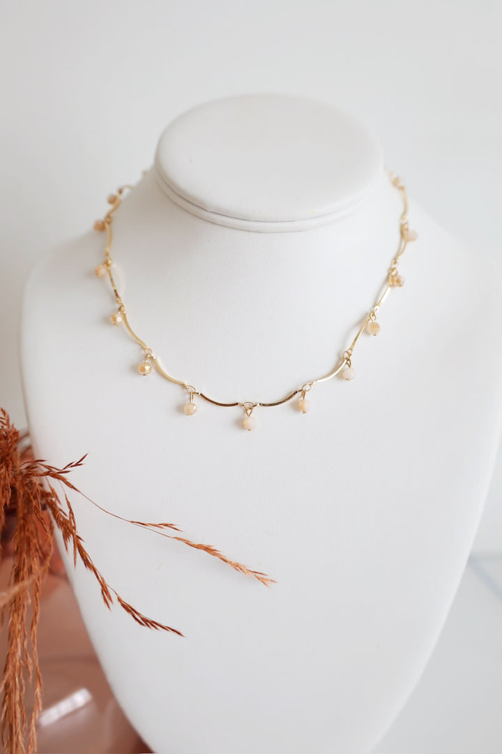 Shay Crystal Charm Necklace