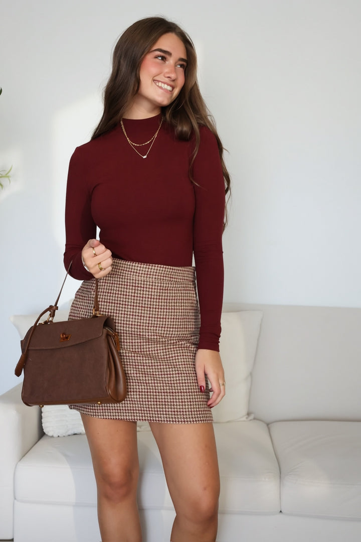 Greene Plaid Skirt