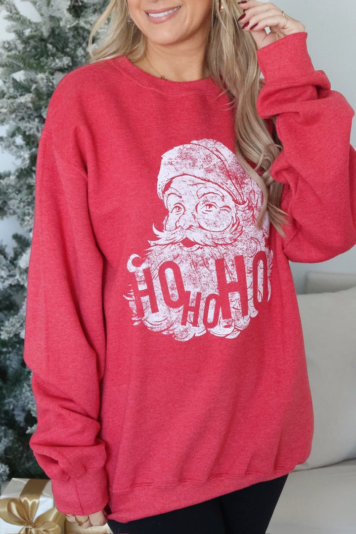 Santa HO HO HO Sweatshirt (Final Sale)