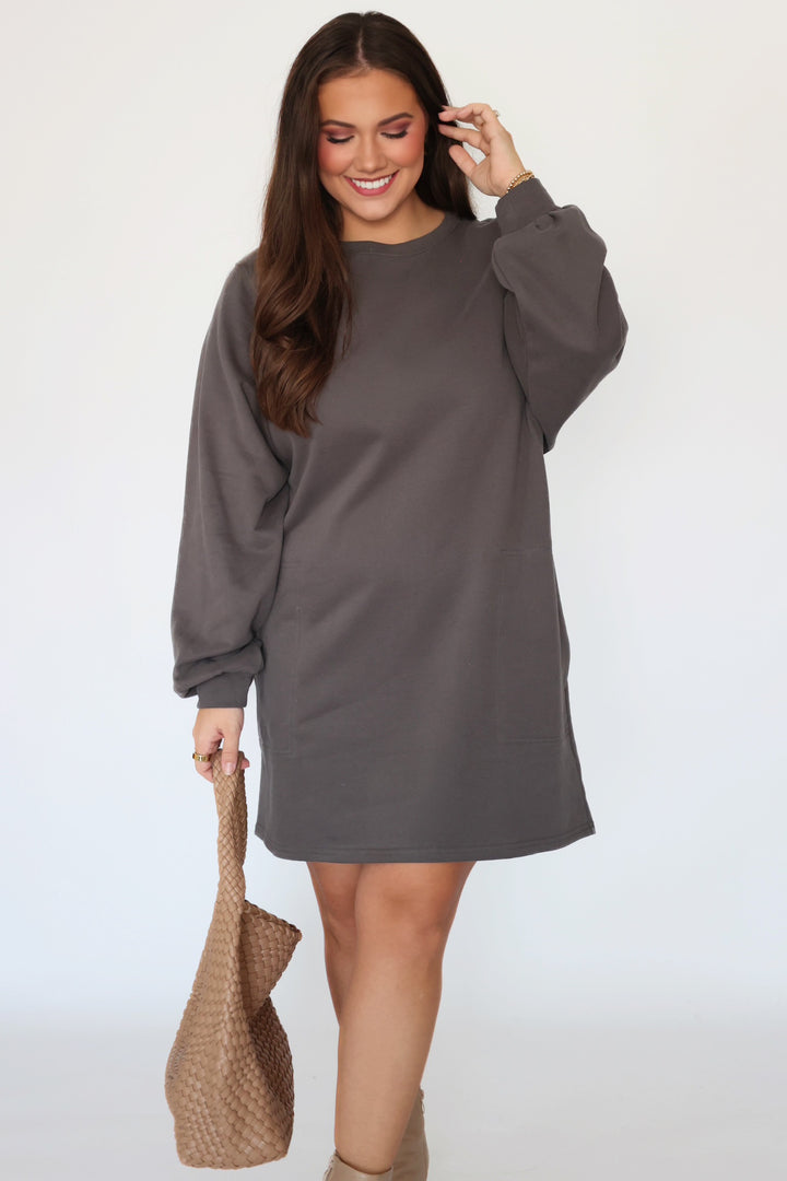 Ella Rose Dress- Ash