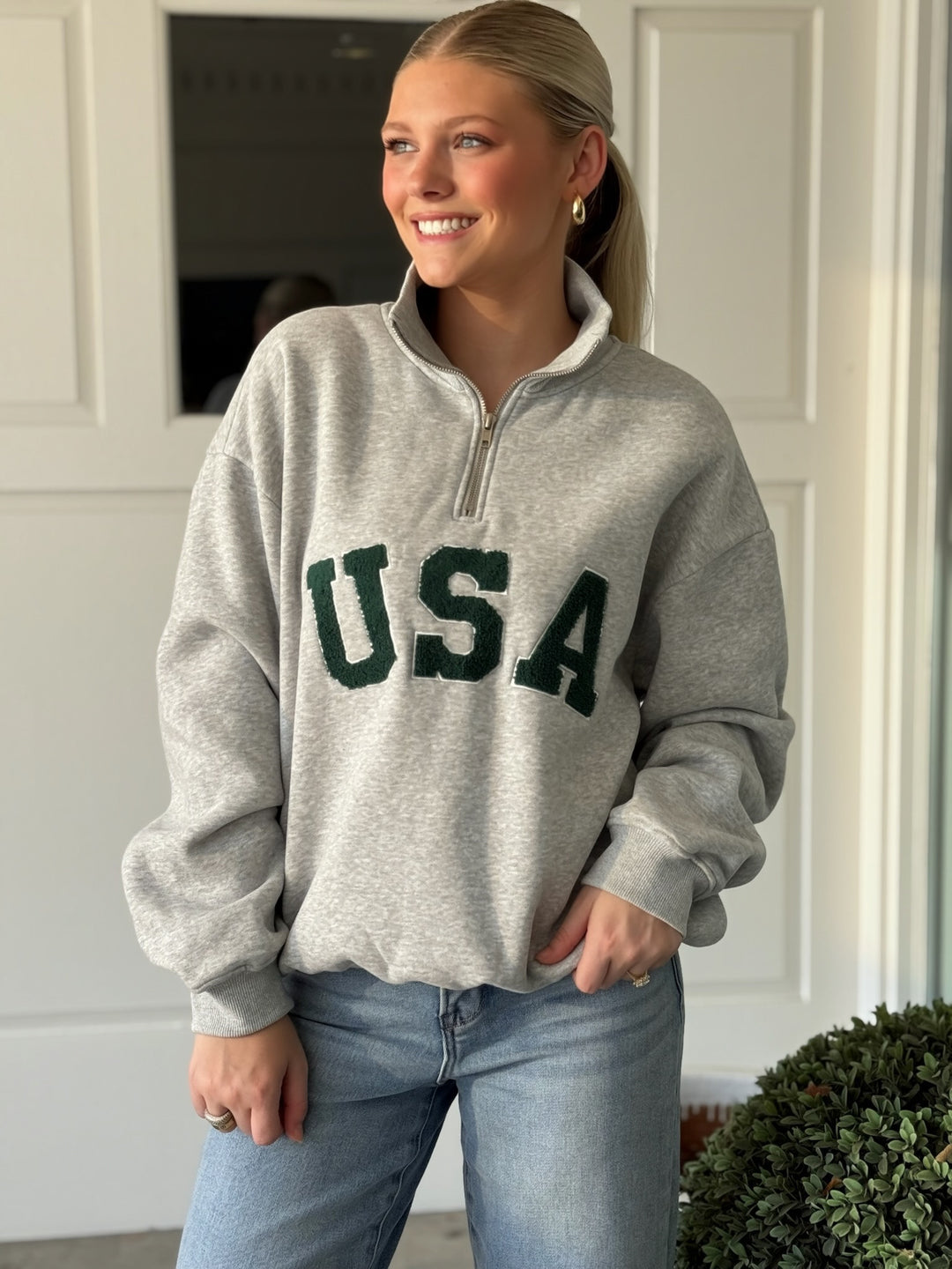 USA Zip Up