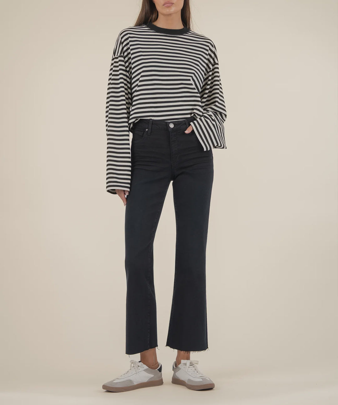 Kelsey Fab Ab Jeans- Firm Black