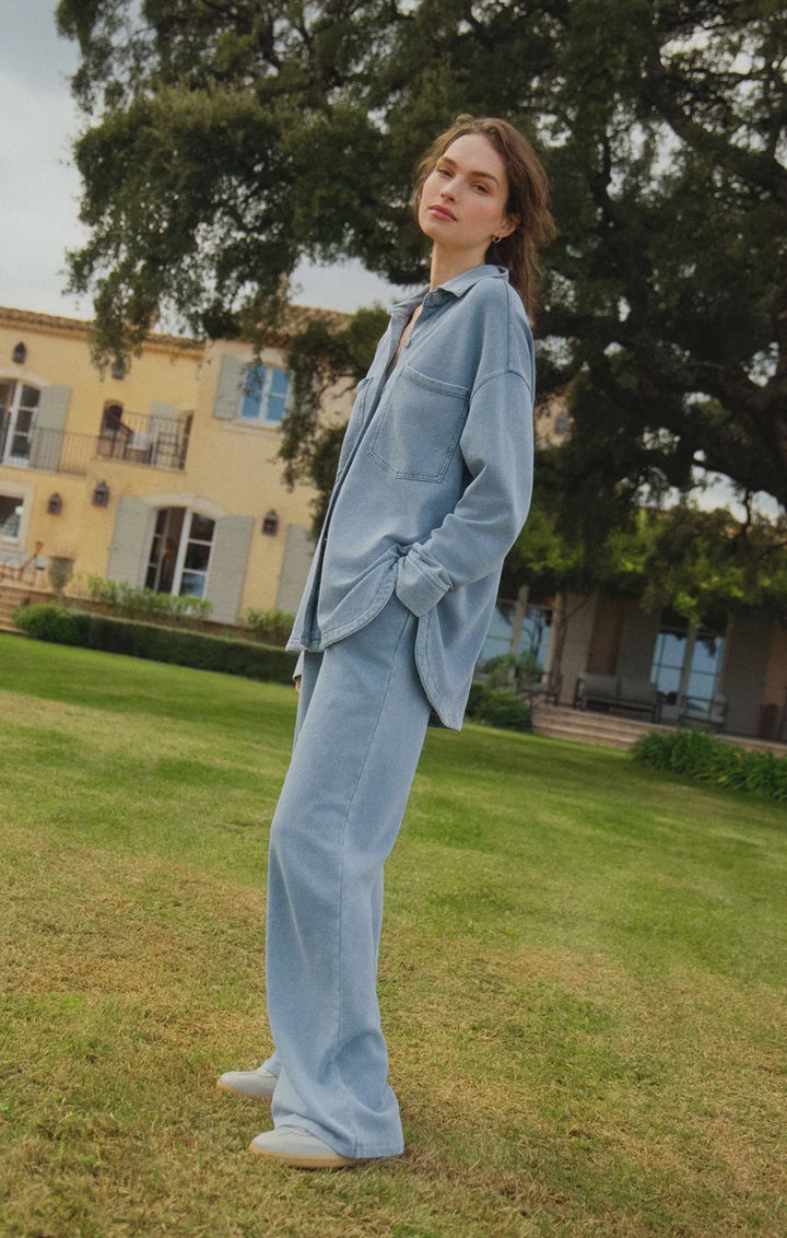 Hunter Knit Pant- Ocean Air Indigo