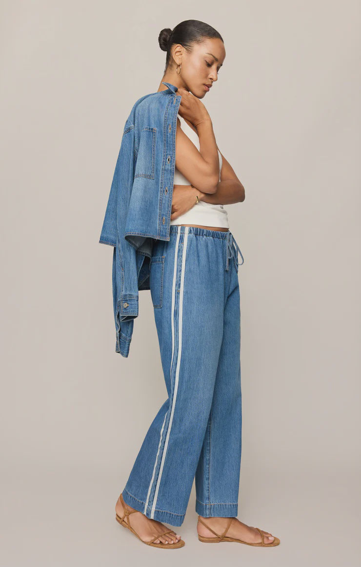 Sideline Denim Track Pants
