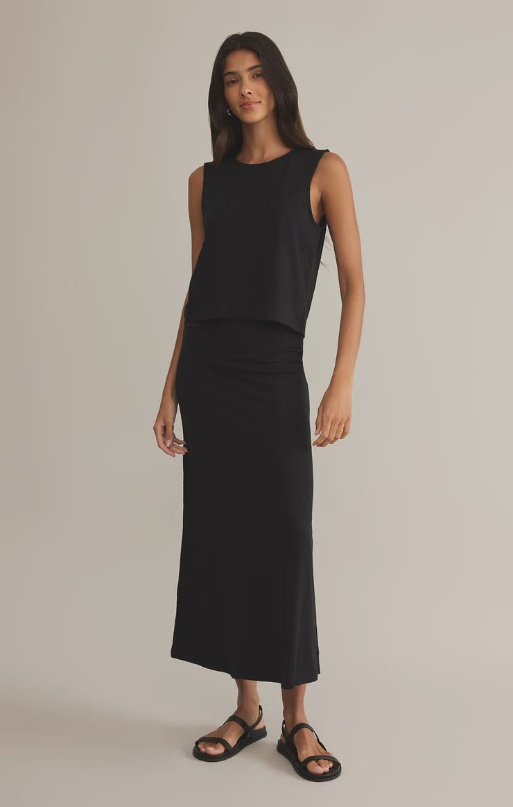 Sloane Textured Top - Black(final sale)