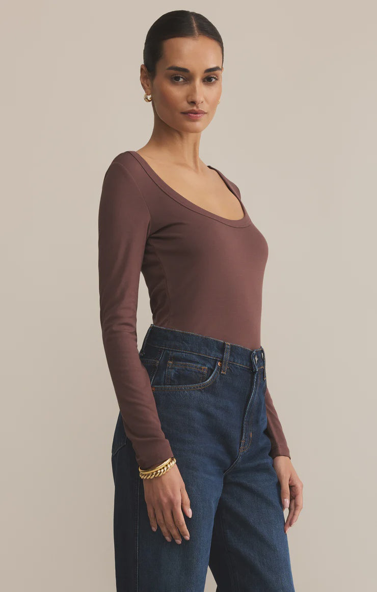 Second Skin Scoop Neck Top (FINAL SALE)