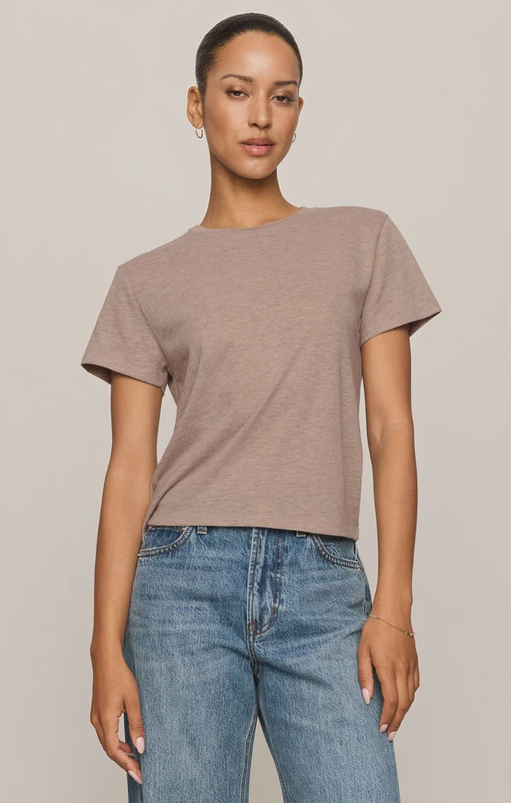 Tourist Tee- Heather Ash