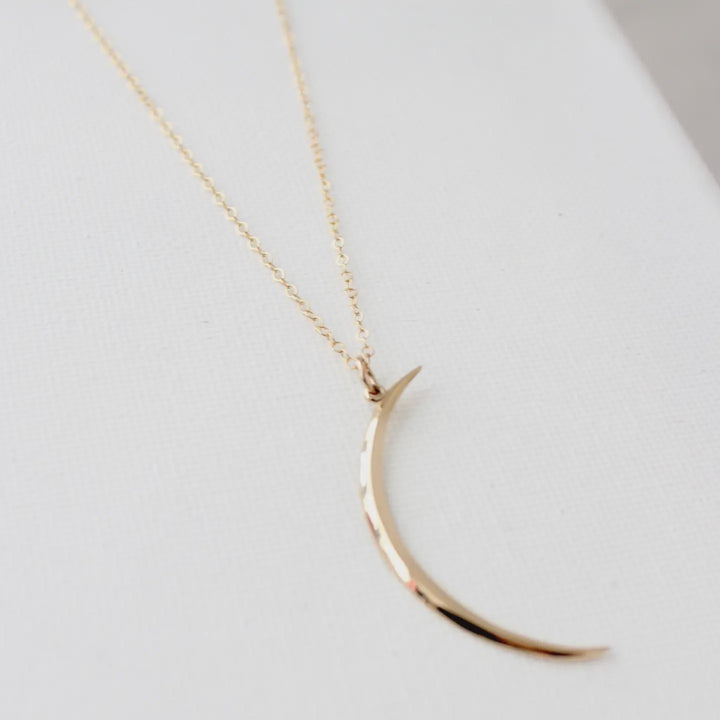 Crescent Necklace- Gold Filled