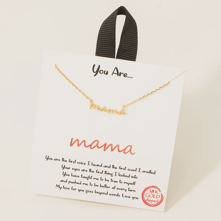 You Are Mama Necklace