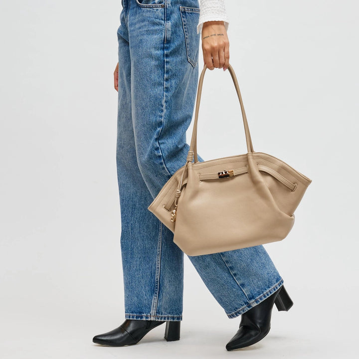 Monroe Satchel- Almond