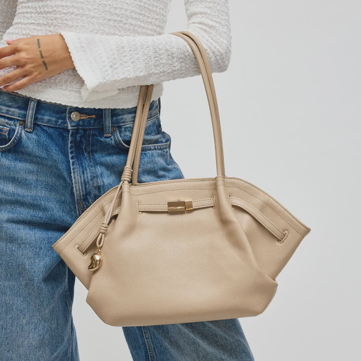 Monroe Satchel- Almond