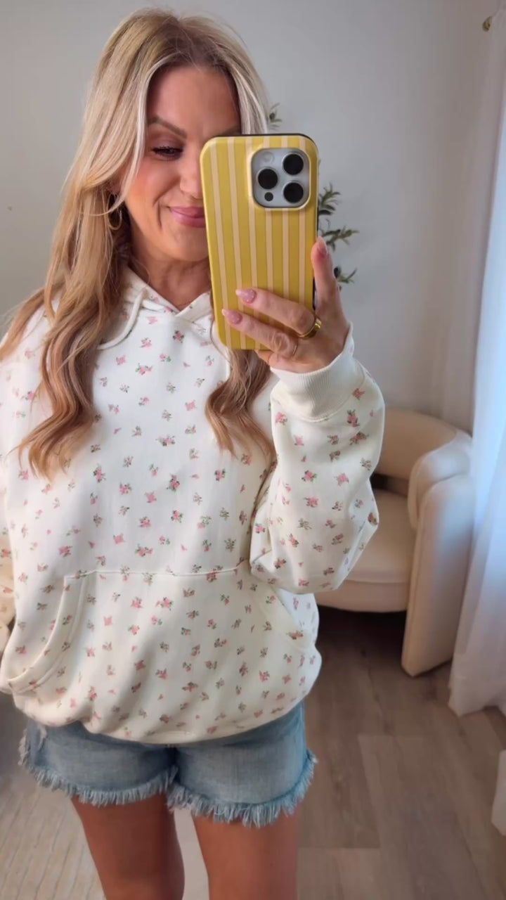 Ditsy Floral Hoodie