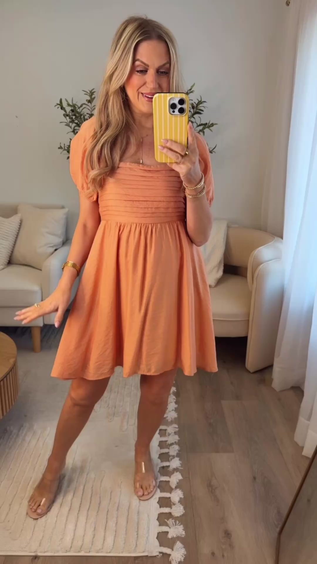 Avery Puff Sleeve Mini Dress