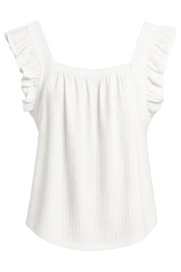 Kim Ruffle Top