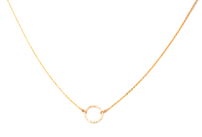 Karma Loop Necklace- Gold Filled