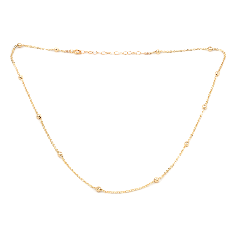Cora 14" Necklace- Gold Plated