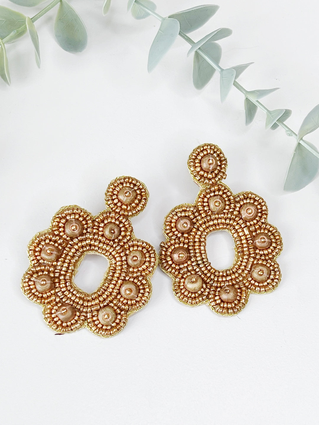 Autumn Walk Beaded Earring
